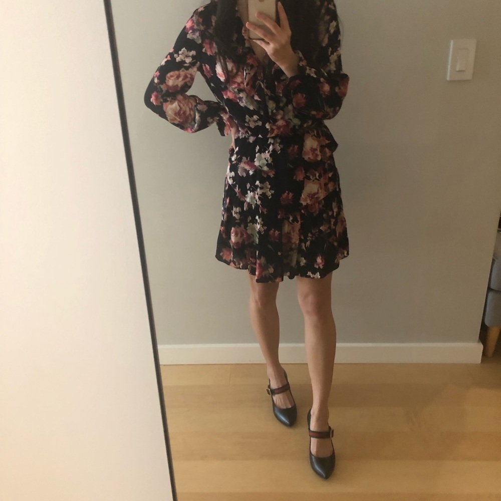 Joie silk floral dress